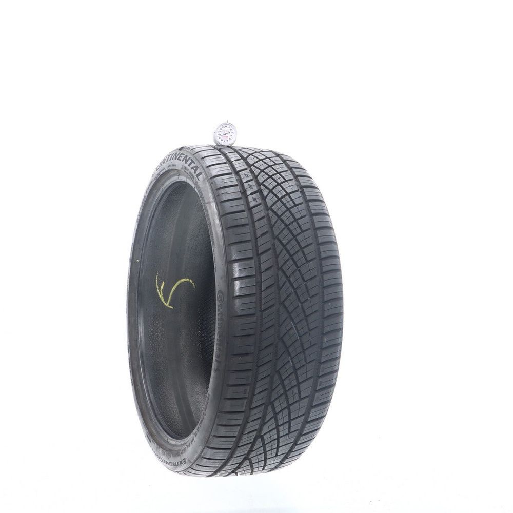 Set of (2) Used 245/35ZR21 Continental ExtremeContact DWS06 Plus 96Y - 9.5/32 - Image 1