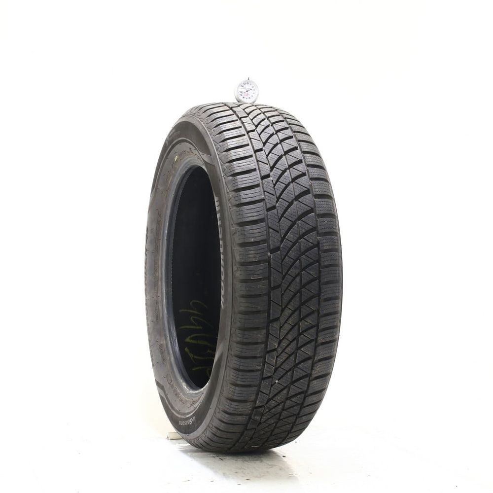 Set of (2) Used 225/60R18 Hankook New Englander 4s 100H - 9-10/32 - Image 1