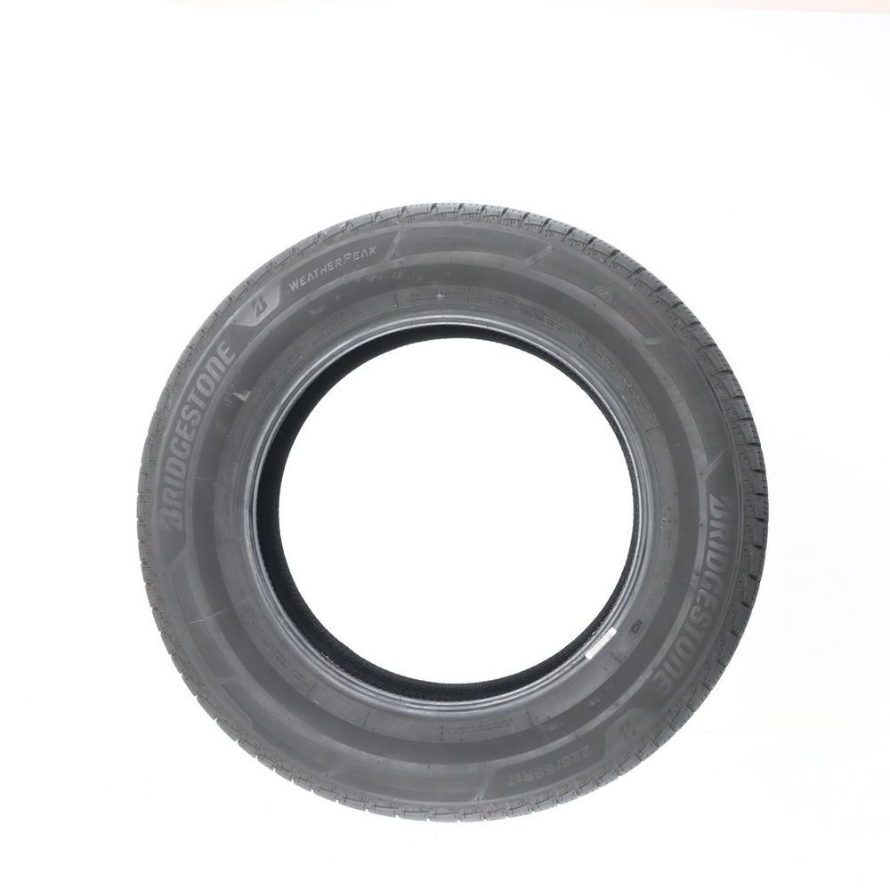 Set of (2) Driven Once 225/65R17 Bridgestone WeatherPeak 102H - 10/32 - Image 3