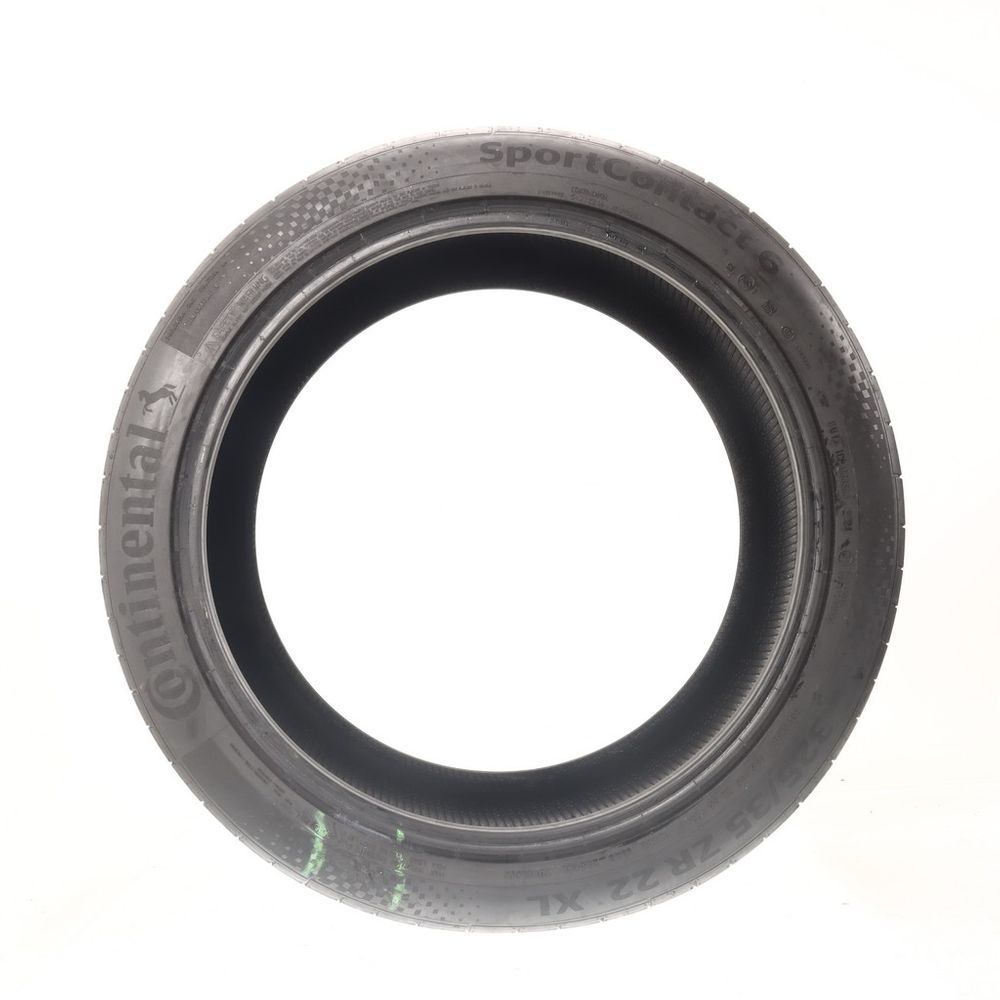 Set of (2) Used 325/35ZR22 Continental SportContact 6 MO1 114Y - 5.5-6.5/32 - Image 3