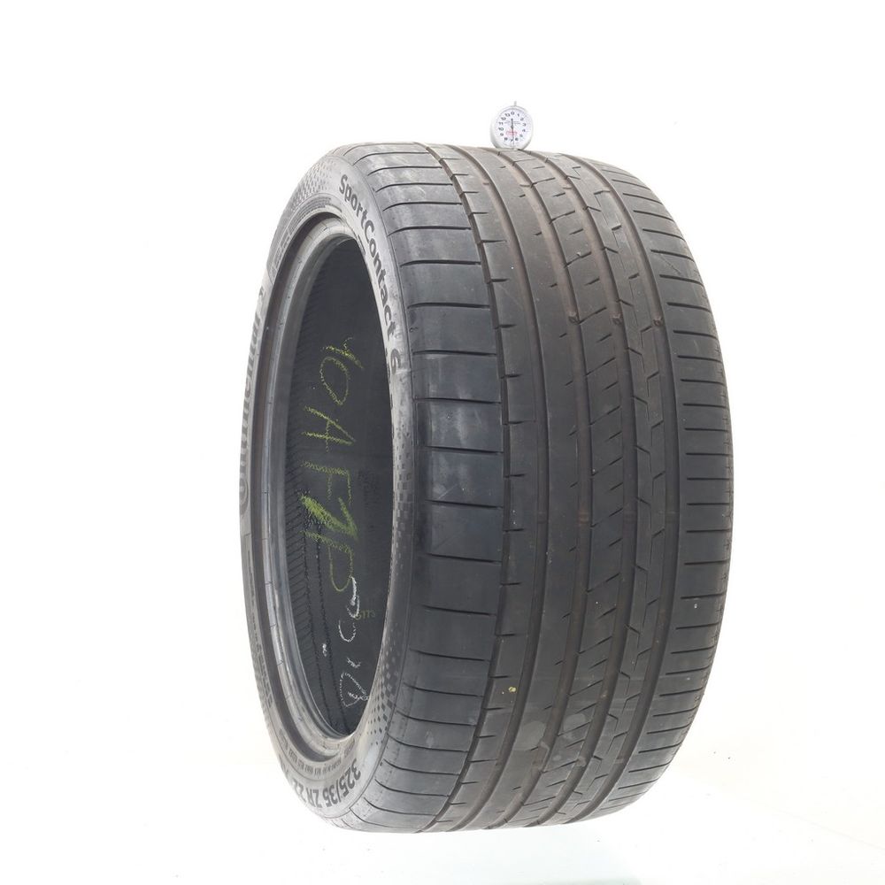 Set of (2) Used 325/35ZR22 Continental SportContact 6 MO1 114Y - 5.5-6.5/32 - Image 4