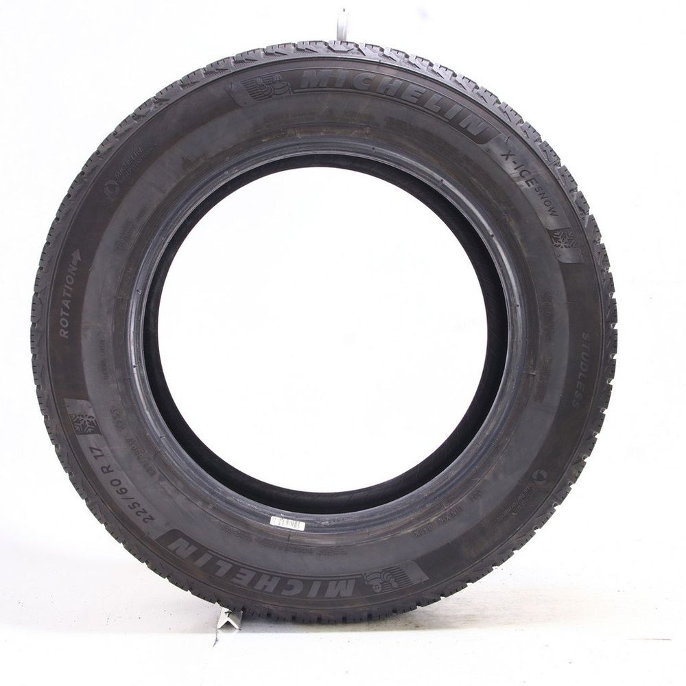 Set of (2) Used 225/60R17 Michelin X-Ice Snow 103T - 8-8.5/32 - Image 3
