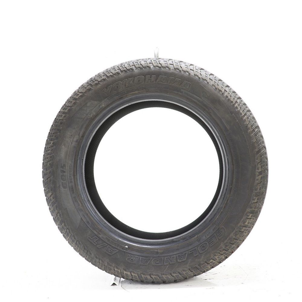Set of (2) Used 225/65R17 Yokohama Geolandar A/T G015 102H - 6.5-8/32 - Image 3