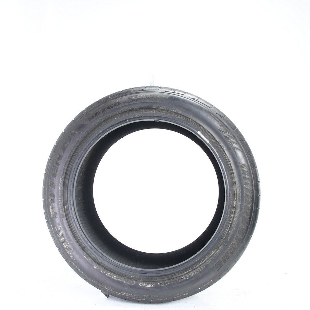 Set of (2) Used 275/40R17 Bridgestone Potenza RE760 Sport 98W - 7.5/32 - Image 3