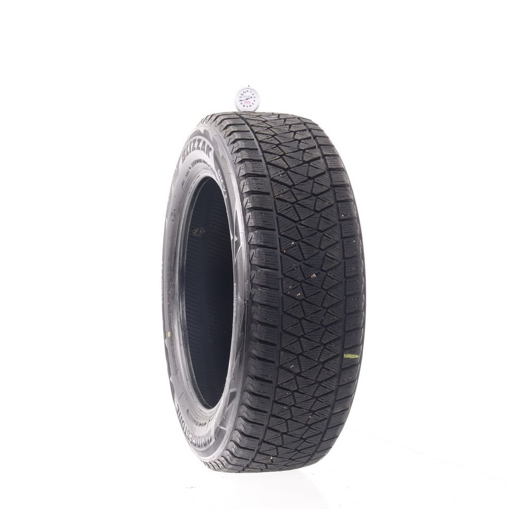 Set of (2) Used 225/60R18 Bridgestone Blizzak DM-V2 100S - 8.5-9.5/32 - Image 1