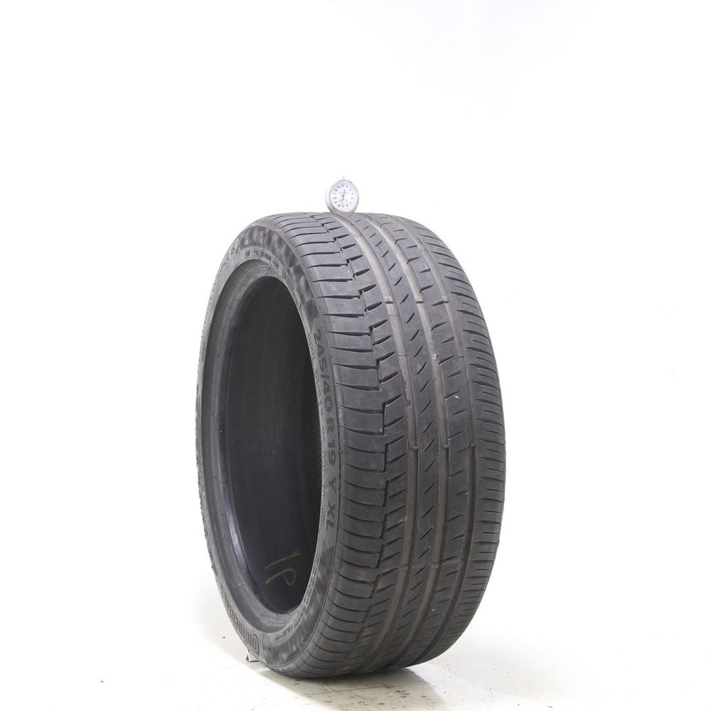 Used 245/40R19 Continental PremiumContact 6 98Y - 7/32 - Image 1