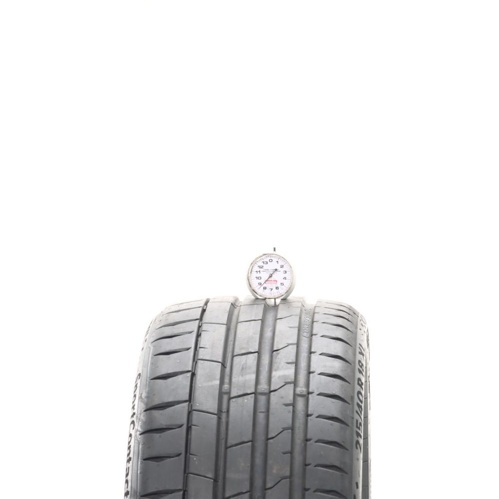Used 215/40R18 Continental SportContact 7 89Y - 8.5/32 - Image 2