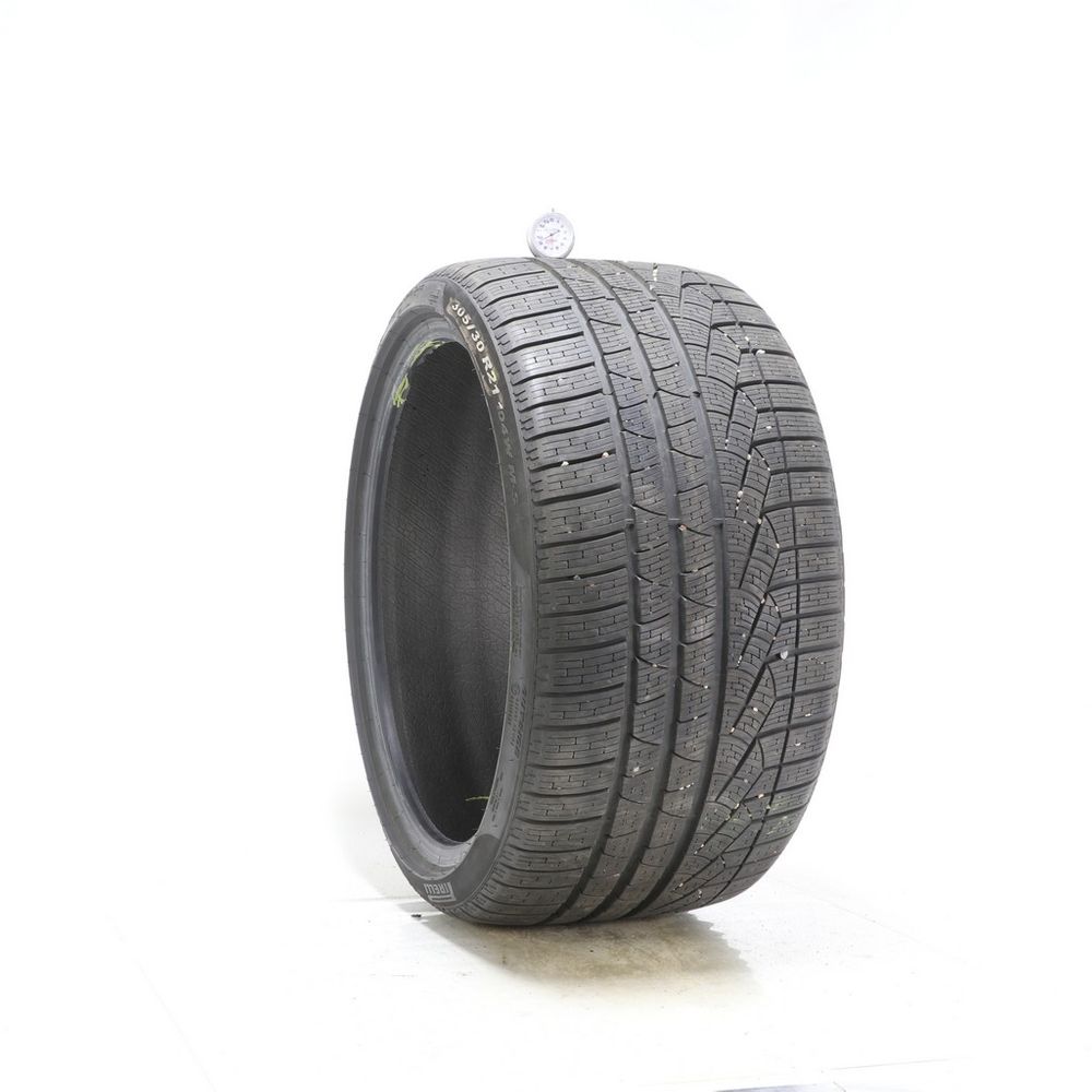 Set of (2) Used 305/30R21 Pirelli Winter 270 Sottozero Serie II A7A 104W - 8.5-9/32 - Image 4