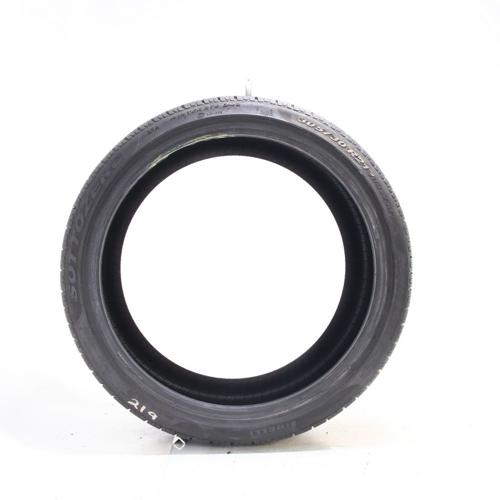 Set of (2) Used 305/30R21 Pirelli Winter 270 Sottozero Serie II A7A 104W - 8.5-9/32 - Image 6