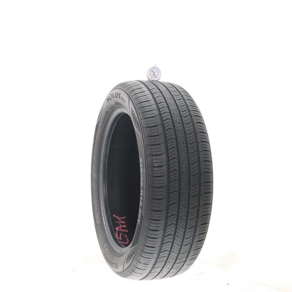 Set of (2) Used 215/55R18 Kumho Solus TA51 95V - 5.5-7/32 - Image 1