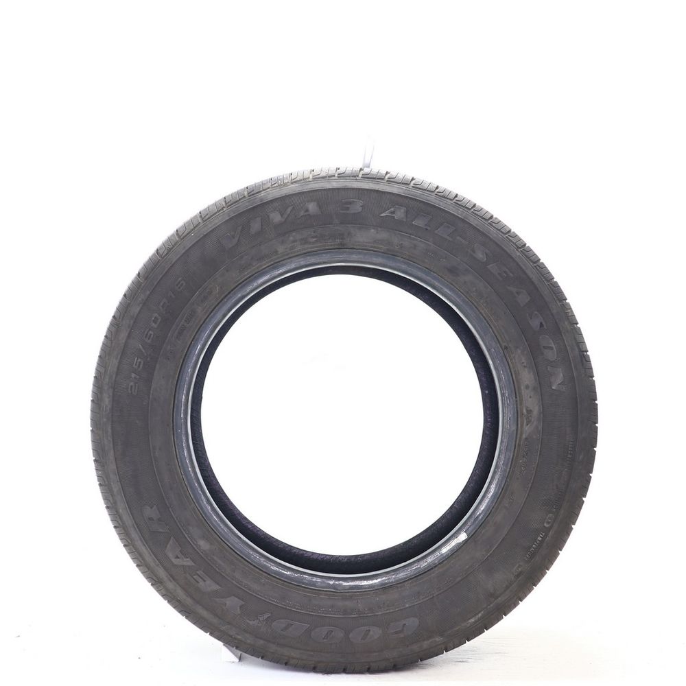 Set of (2) Used 215/60R16 Goodyear Viva 3 All Season 95T - 7-7.5/32 - Image 3