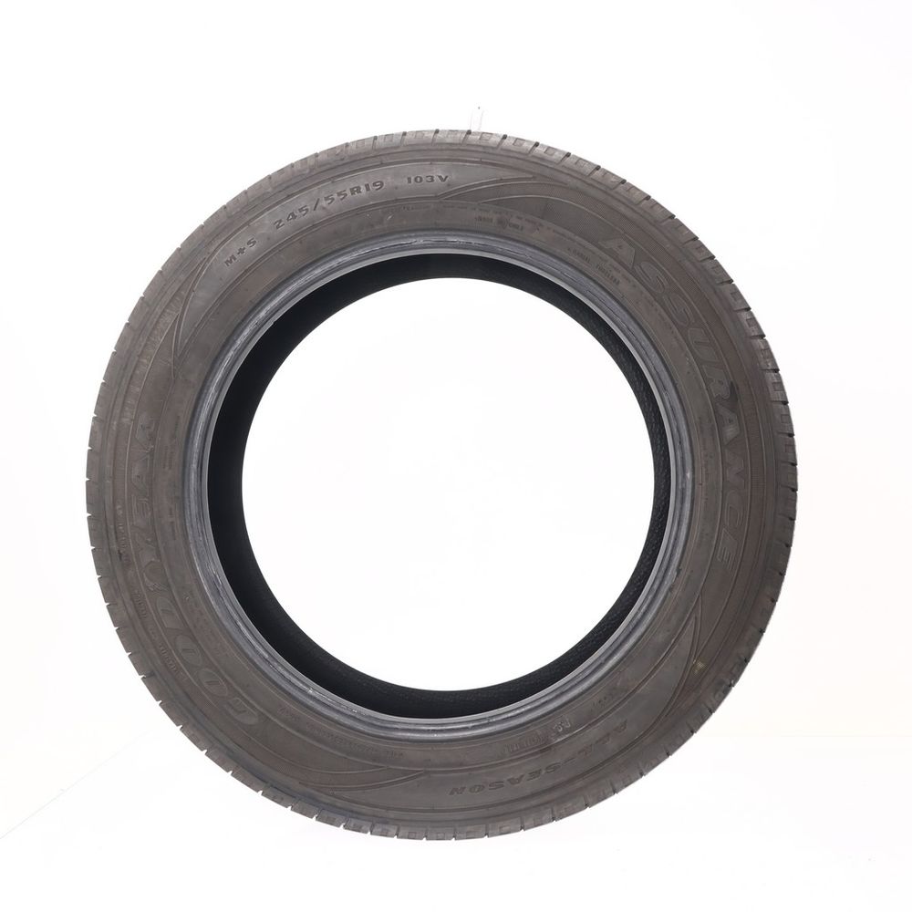 Set of (2) Used 245/55R19 Goodyear Assurance All-Season 103V - 7.5-8/32 - Image 6