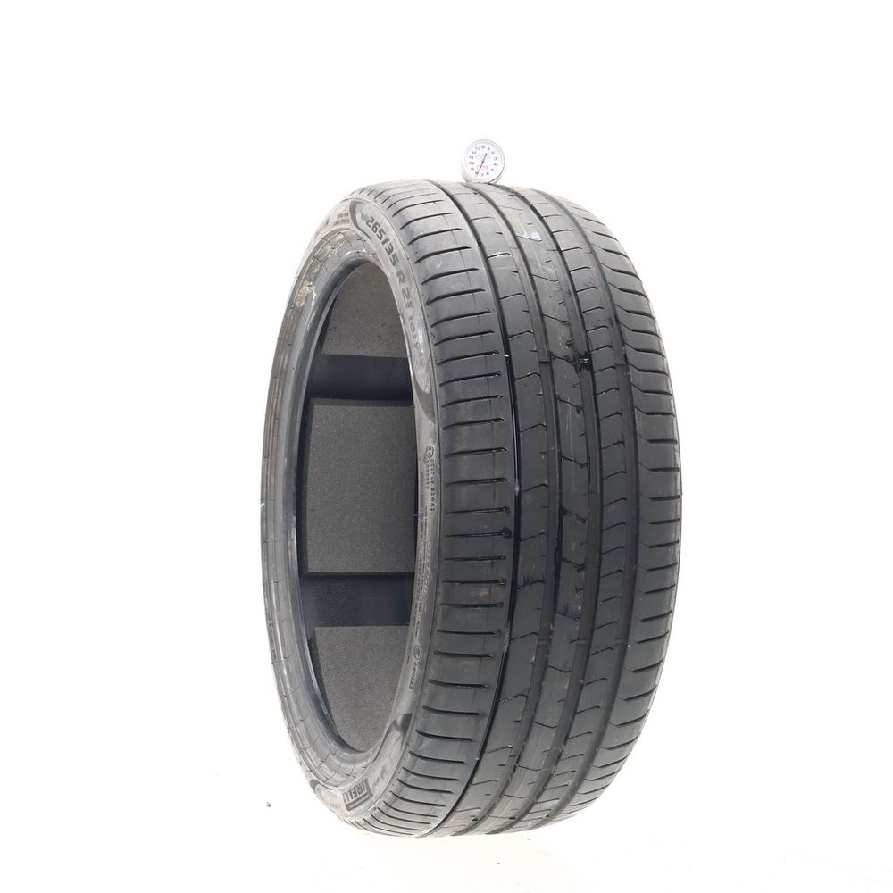 Set of (2) Used 265/35R21 Pirelli P Zero PZ4 MO-S PNCS 101Y - 6.5-7.5/32 - Image 4