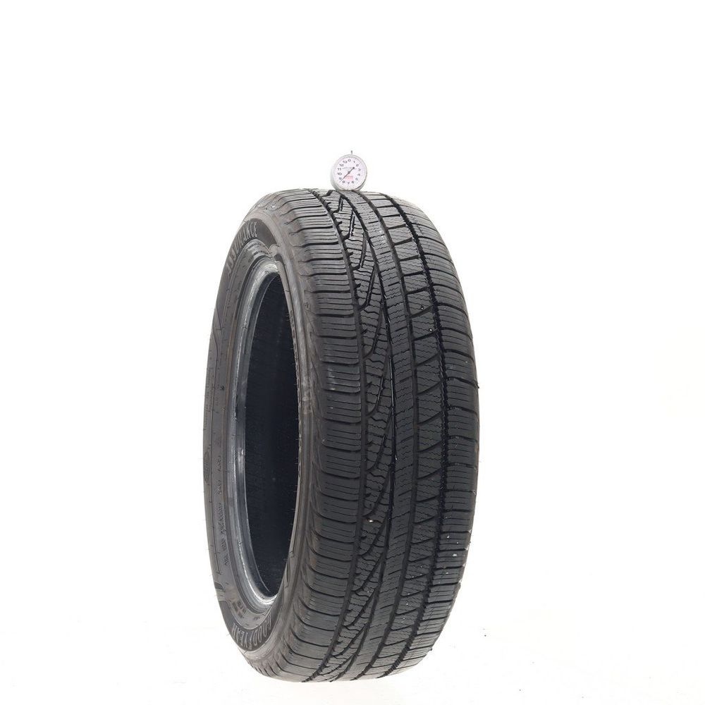Set of (2) Used 215/55R17 Goodyear Assurance WeatherReady 94V - 8.5-9/32 - Image 1