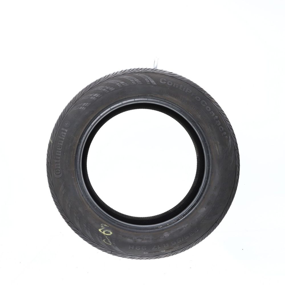 Set of (2) Used 235/55R17 Continental ContiProContact E 99H - 7.5-9/32 - Image 6