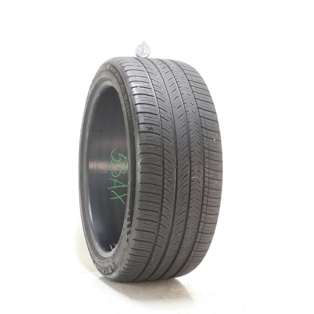 Set of (2) Used 265/40ZR22 Michelin Pilot Sport All Season 4 106Y - 7-7.5/32 - Image 1
