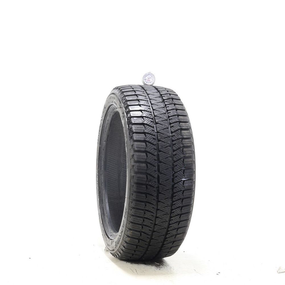 Set of (2) Used 235/45R18 Bridgestone Blizzak WS90 Studless 94H - 9.5-10.5/32 - Image 1