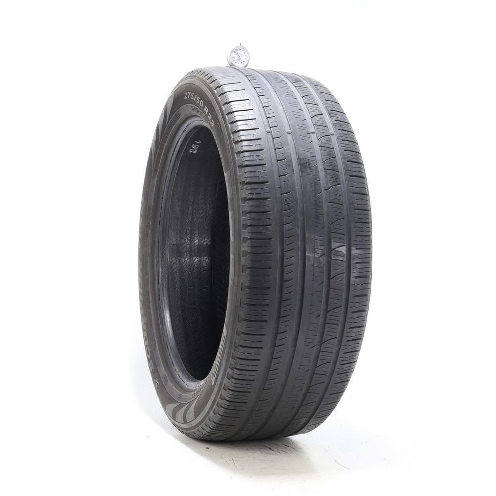 Set of (4) Used 275/50R22 Pirelli Scorpion Verde Plus 111H - 5.5-6/32 - Image 1