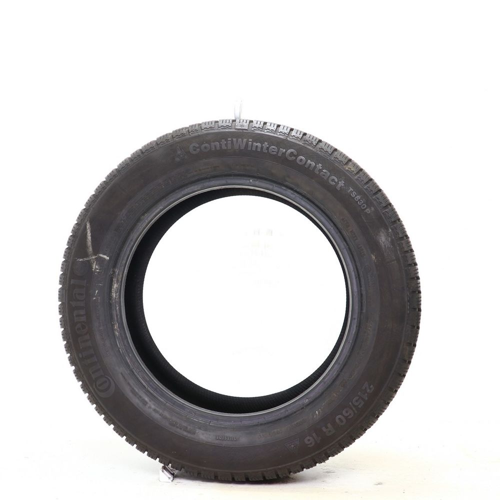 Used 215/60R16 Continental ContiWinterContact TS830P 99H - 8.5/32 - Image 3