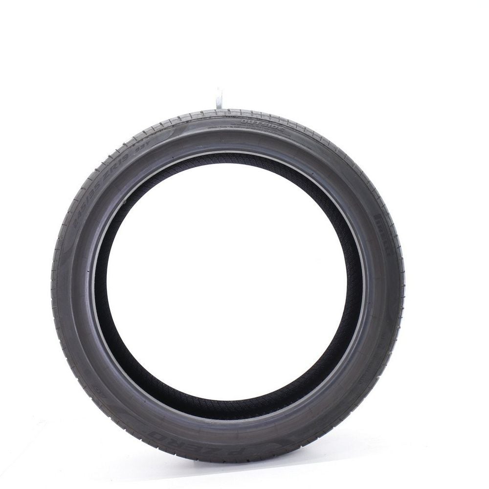 Set of (2) Used 245/35ZR19 Pirelli P Zero PZ4 AO 93Y - 7-8/32 - Image 3