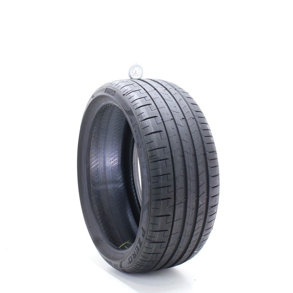 Set of (2) Used 245/35ZR19 Pirelli P Zero PZ4 AO 93Y - 7-8/32 - Image 4
