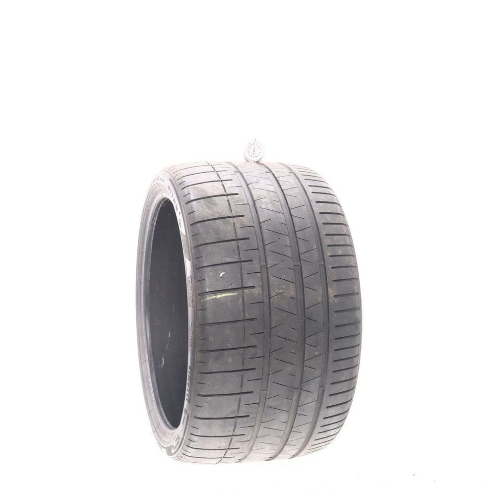 Set of (2) Used 355/25ZR21 Pirelli P ZERO CORSA PZC4 HP 107Y - 7-8/32 - Image 1
