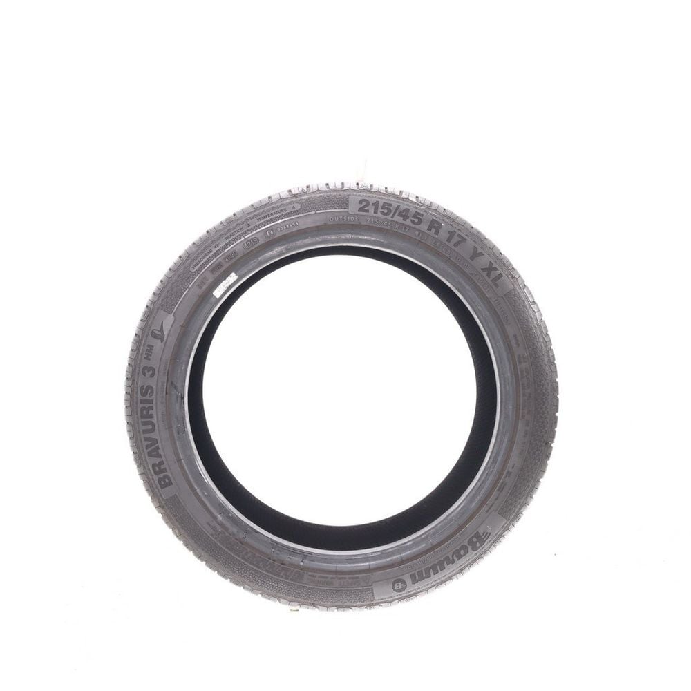 Set of (4) Used 215/45R17 Barum Bravuris 3 HM 91Y - 8.5-9/32 - Image 3