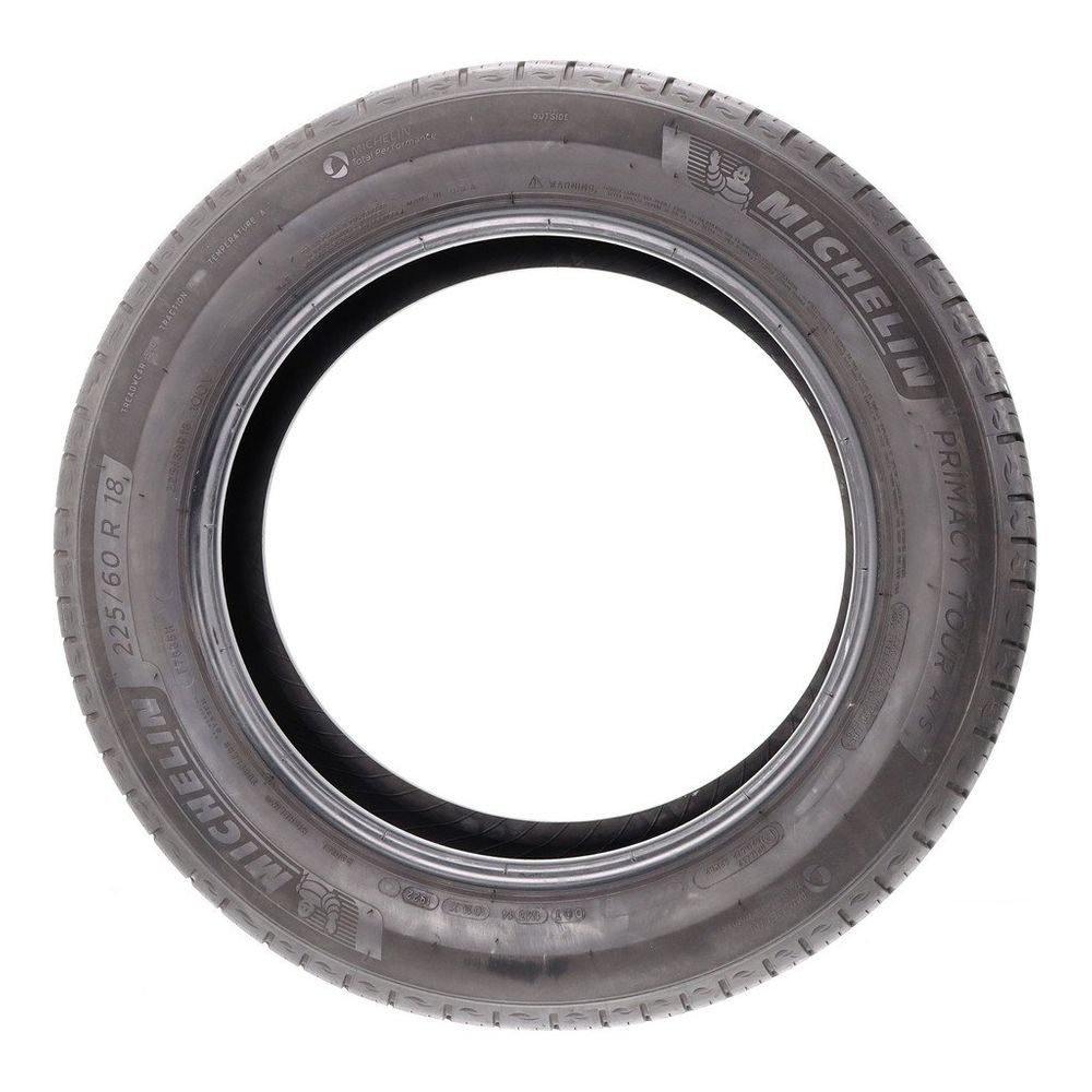 Set of (2) Used 225/60R18 Michelin Primacy Tour A/S 100V - 7.5-9/32 - Image 3