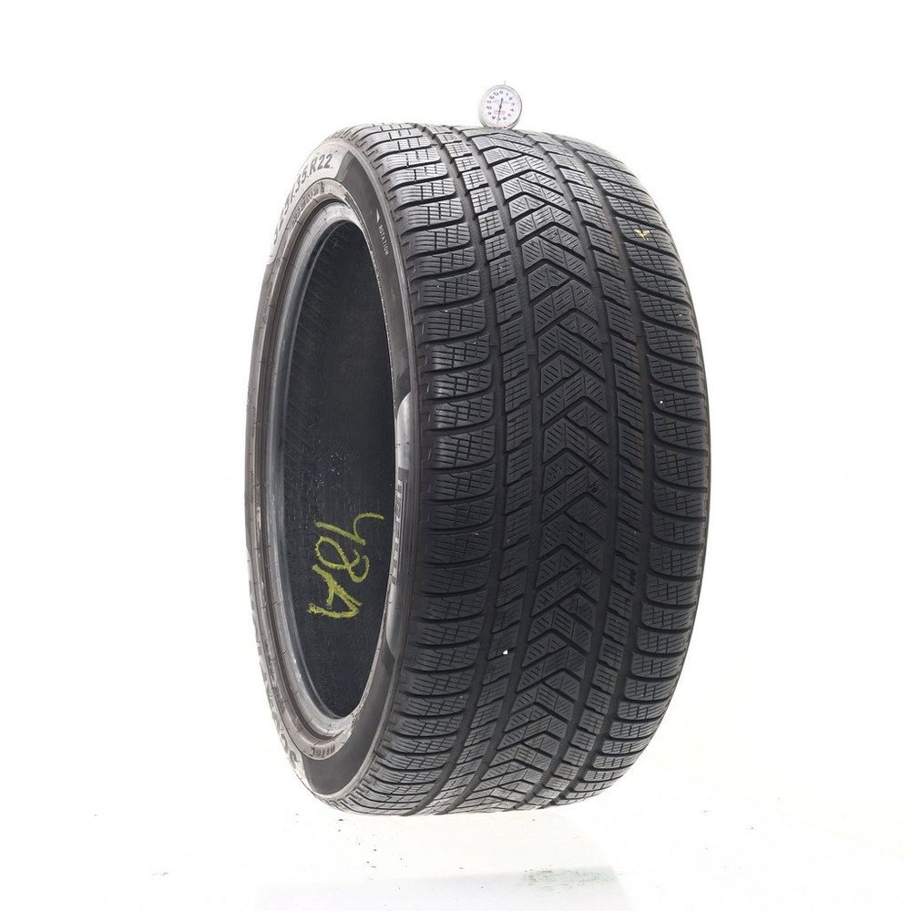 Set of (4) Used 325/35R22 Pirelli Scorpion Winter L 114W - 7-7.5/32 - Image 1
