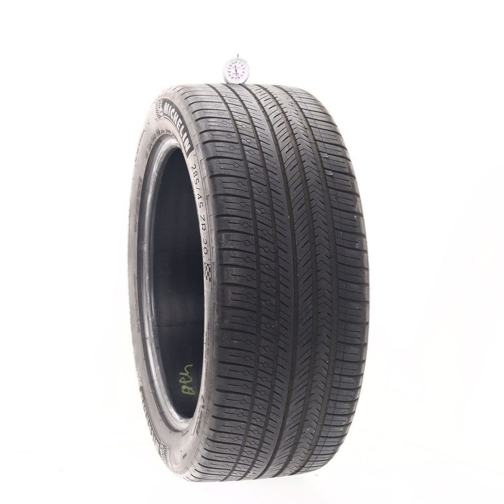 Set of (2) Used 285/45ZR20 Michelin Pilot Sport All Season 4 112Y - 6.5-8/32 - Image 1