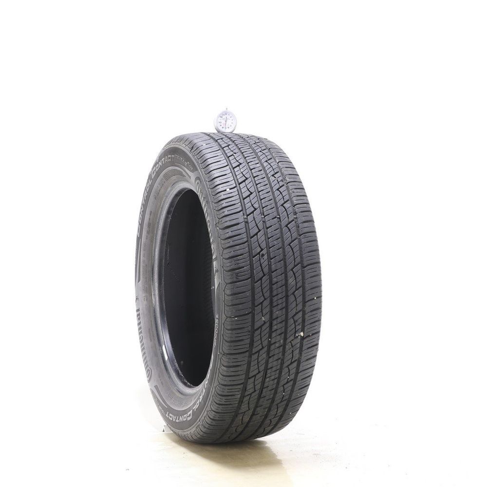 Set of (2) Used 215/60R17 Continental ControlContact Tour A/S Plus 96H - 7-8/32 - Image 1
