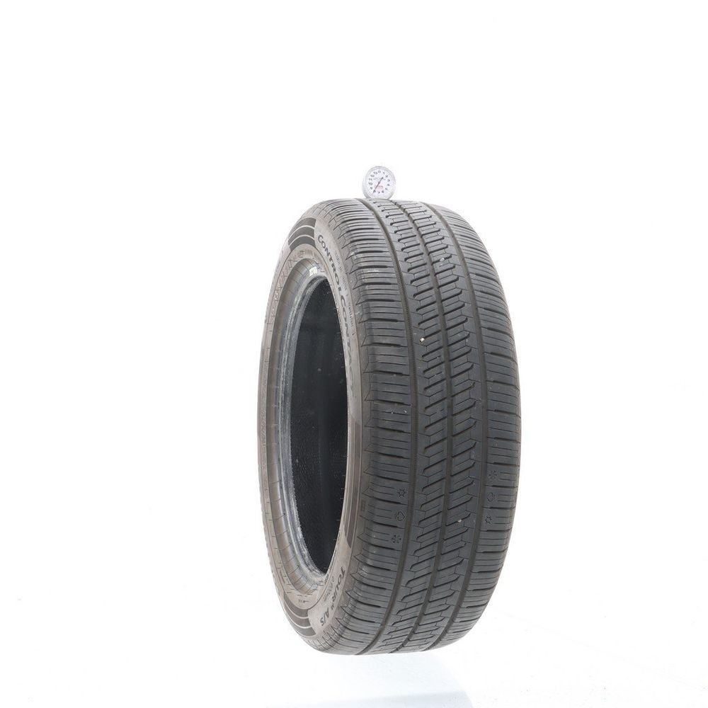 Set of (2) Used 215/55R17 Continental ControlContact Tour M A/S EV 94V - 8-9/32 - Image 1