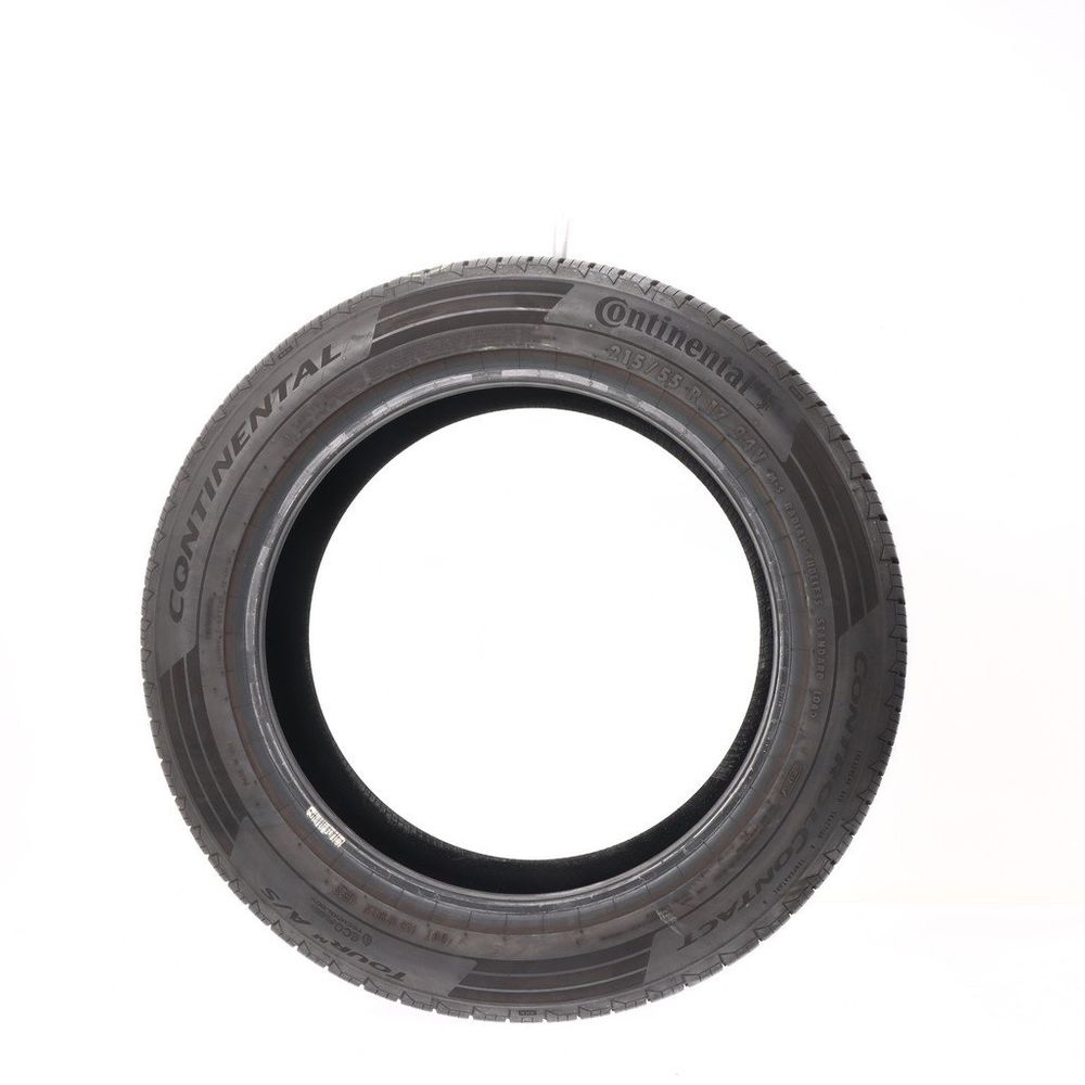 Set of (2) Used 215/55R17 Continental ControlContact Tour M A/S EV 94V - 8-9/32 - Image 6
