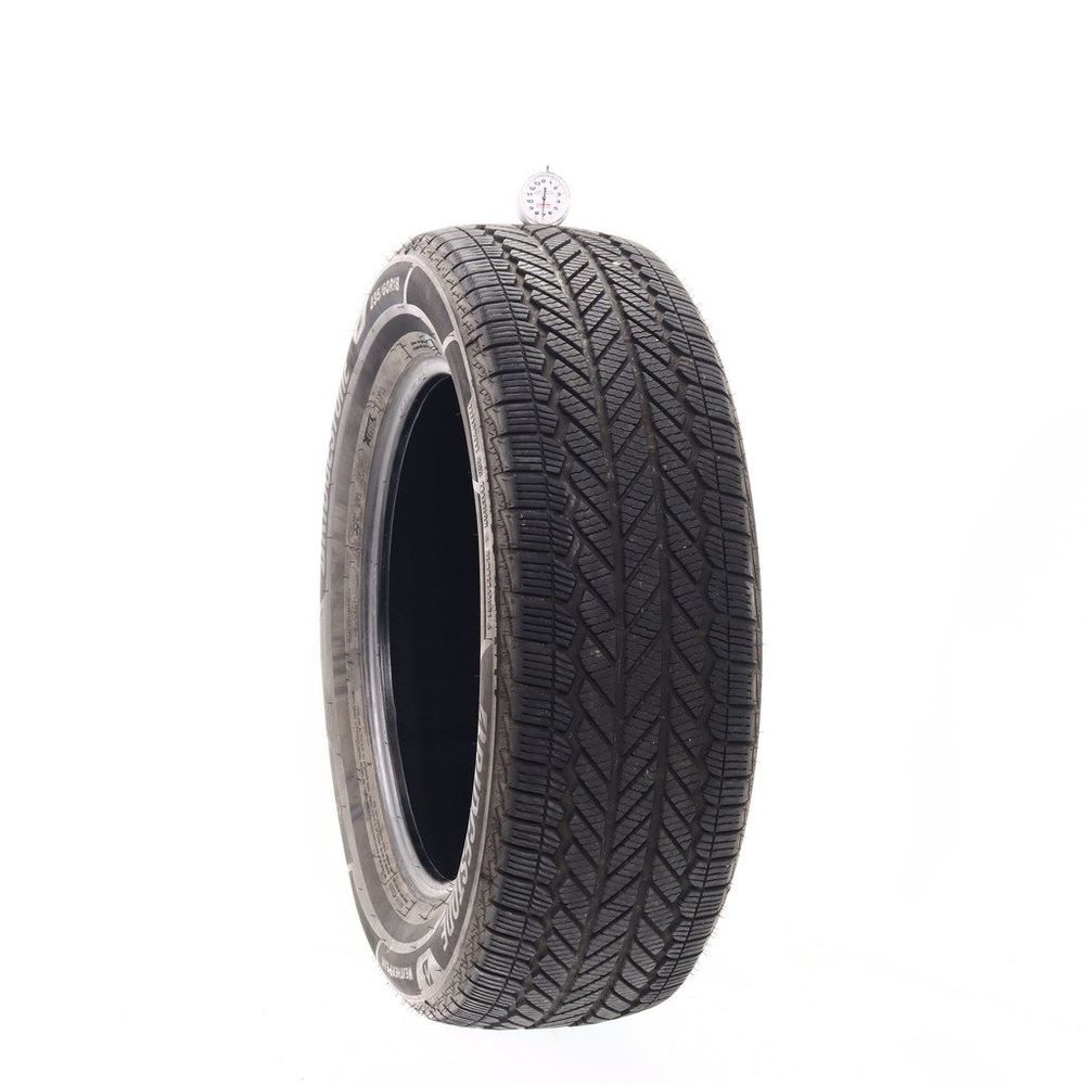 Set of (2) Used 235/60R18 Bridgestone WeatherPeak 103H - 7/32 - Image 1