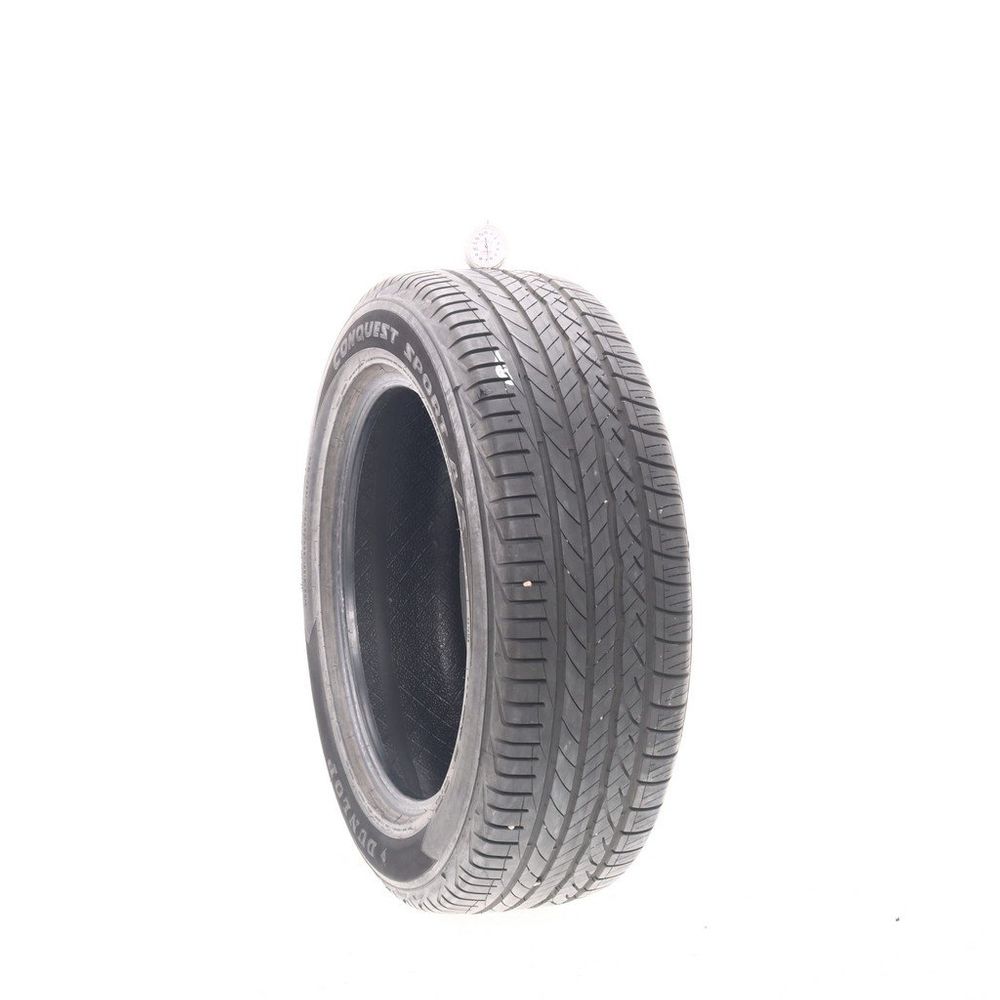 Set of (2) Used 225/60R18 Dunlop Conquest sport A/S 100V - 6.5/32 - Image 1