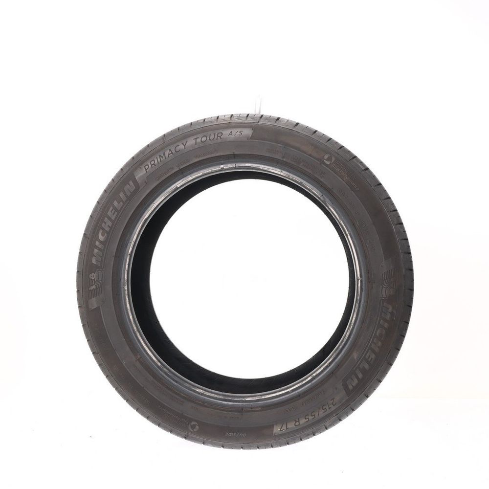 Set of (4) Used 215/55R17 Michelin Primacy Tour A/S 94V - 7-8.5/32 - Image 3