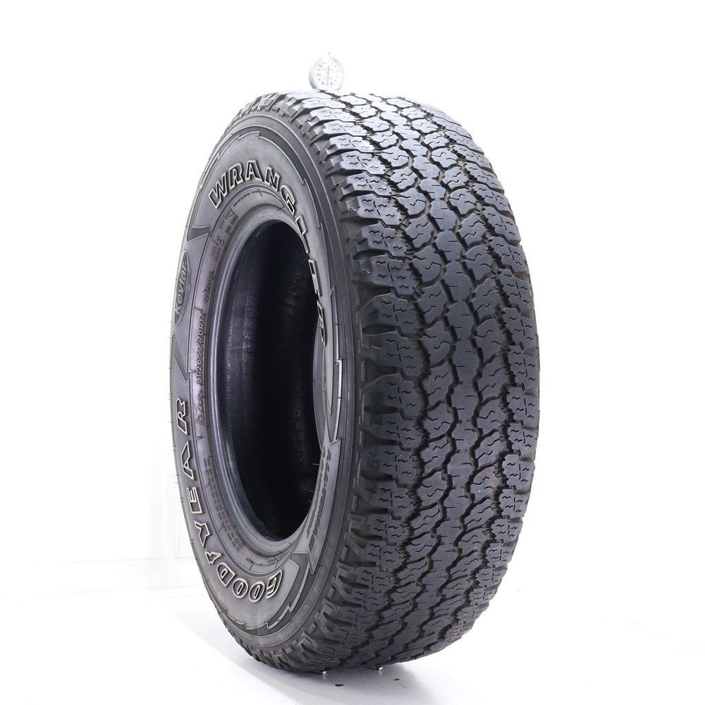 Used LT 265/70R17 Goodyear Wrangler All-Terrain Adventure Kevlar 121/118S E - 7/32 - Image 1