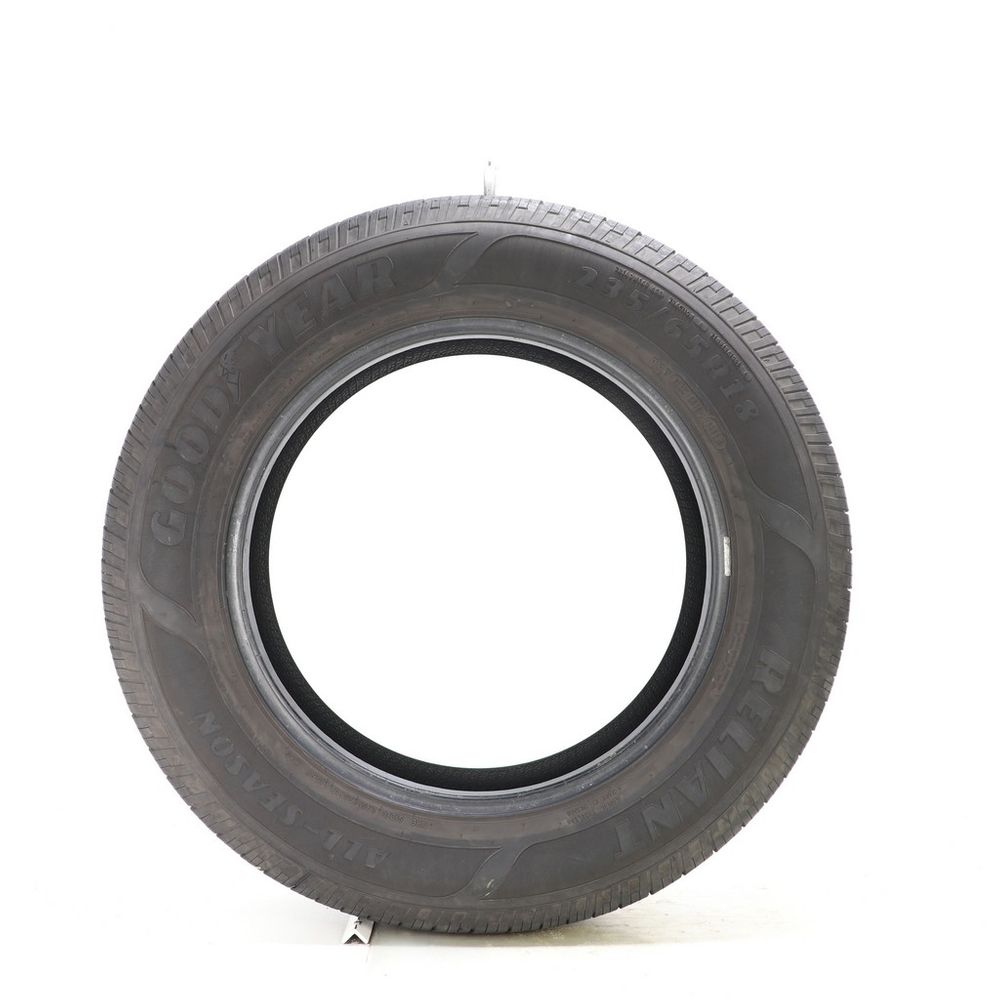 Set of (4) Used 235/65R18 Goodyear Reliant All-season 106V - 5.5/32 - Image 3