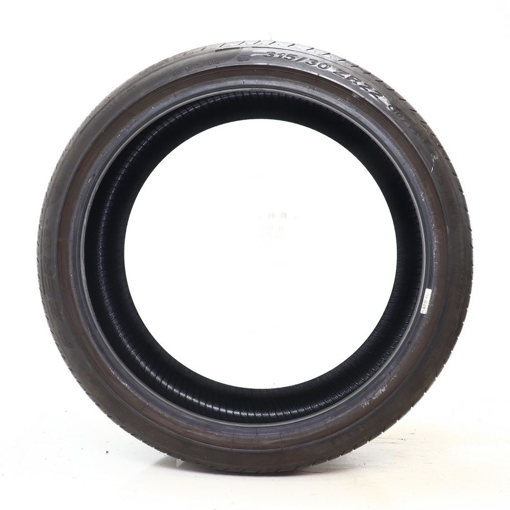 Set of (2) Used 315/30ZR22 Pirelli P Zero NO 107Y - 5.5-7/32 - Image 3