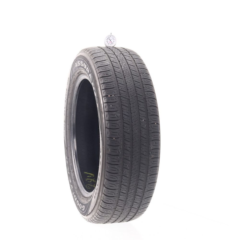 Set of (4) Used 225/60R18 Goodyear Assurance All-Season 100H - 5.5/32 - Image 1