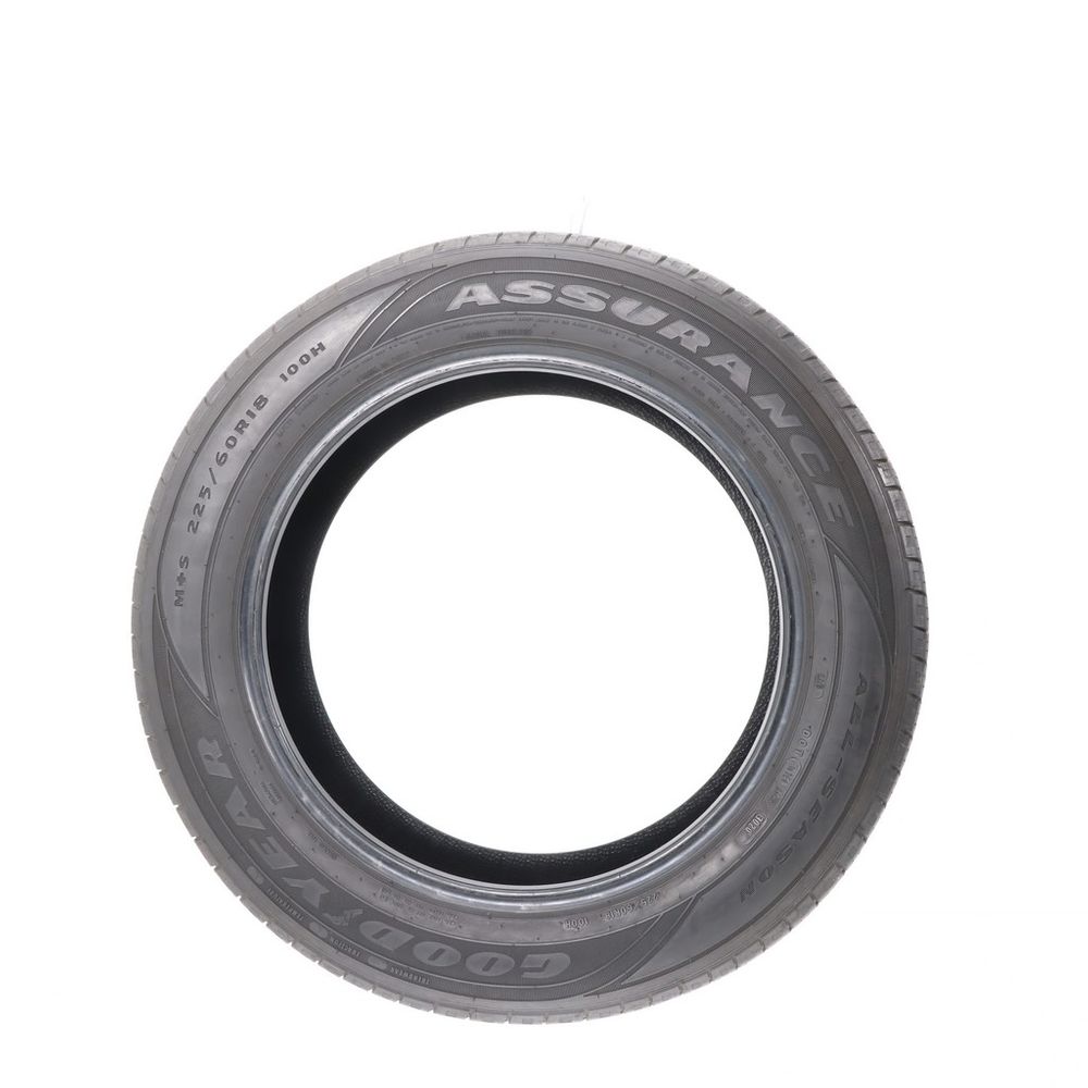 Set of (4) Used 225/60R18 Goodyear Assurance All-Season 100H - 5.5/32 - Image 3