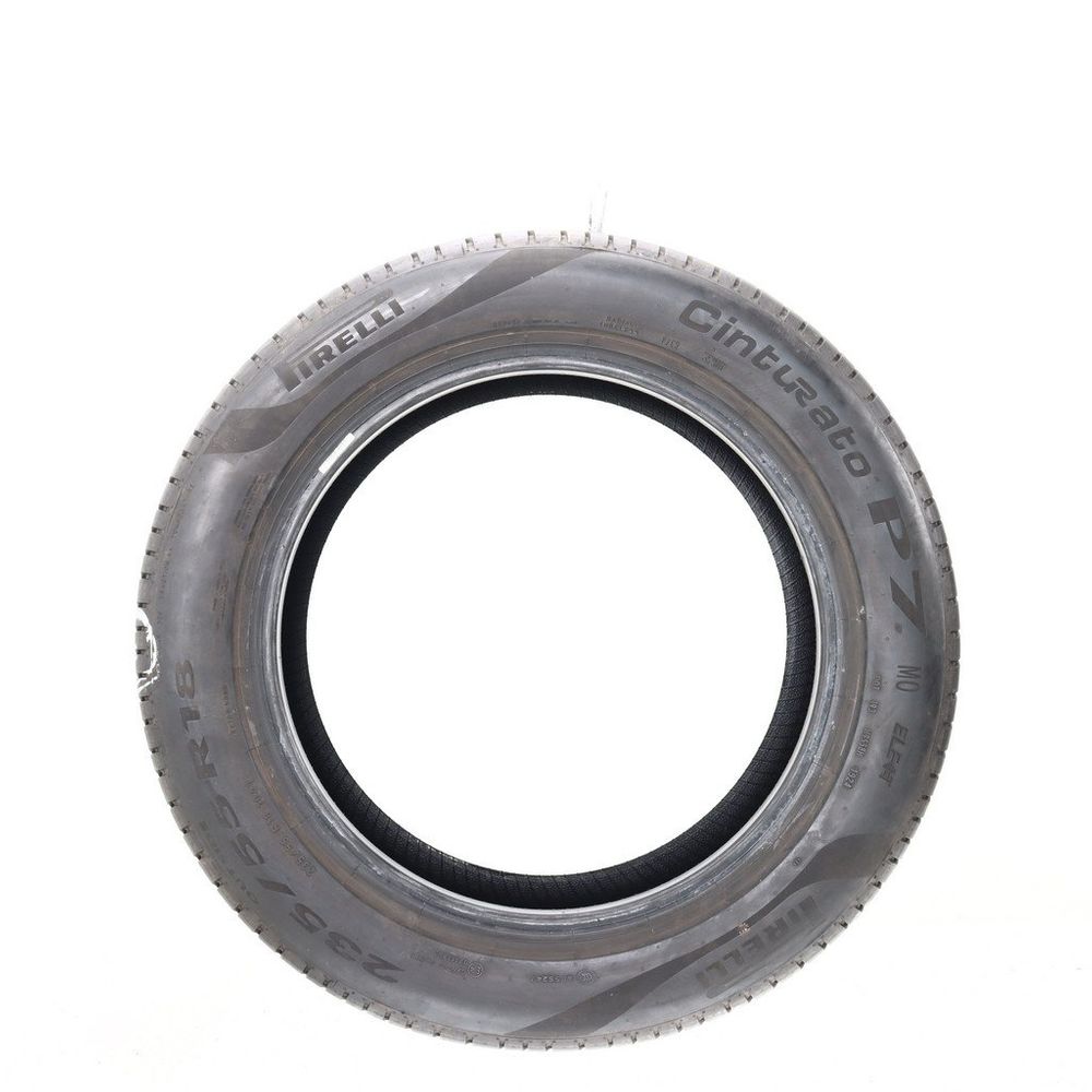 Set of (4) Used 235/55R18 Pirelli Cinturato P7 P7C2 MO Elect 104T - 7-7.5/32 - Image 6