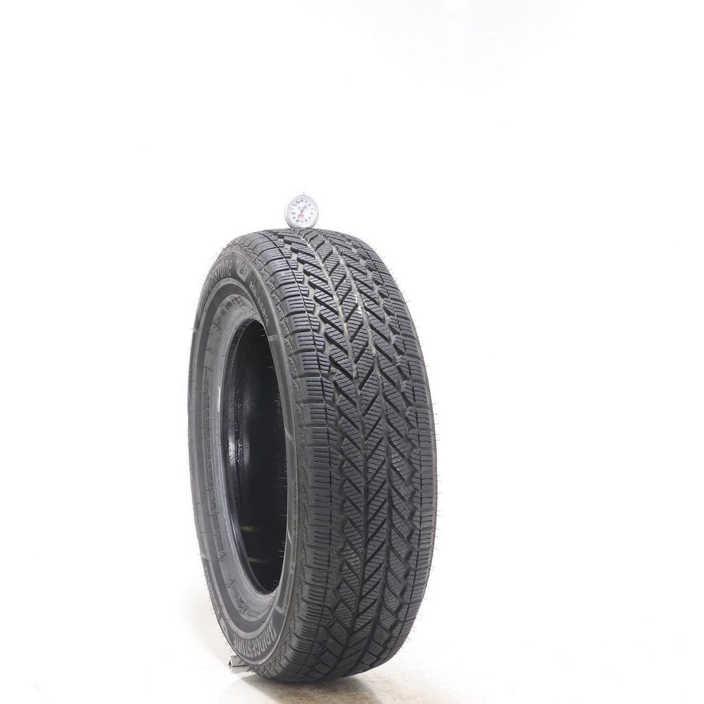 Set of (2) Used 205/65R16 Bridgestone WeatherPeak 95H - 8-8.5/32 - Image 1