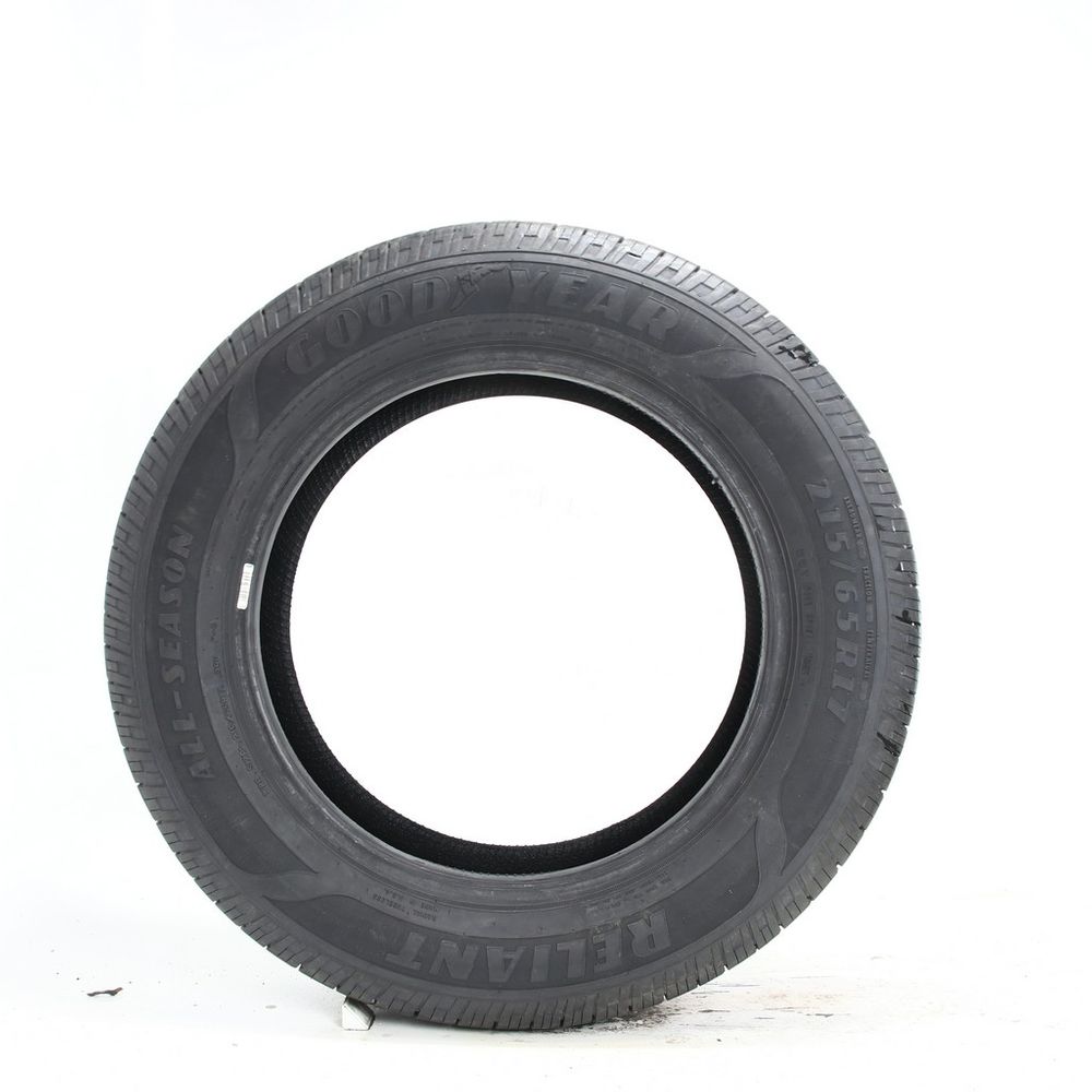 Driven Once 215/65R17 Goodyear Reliant All-season 99V - 9.5/32 - Image 3