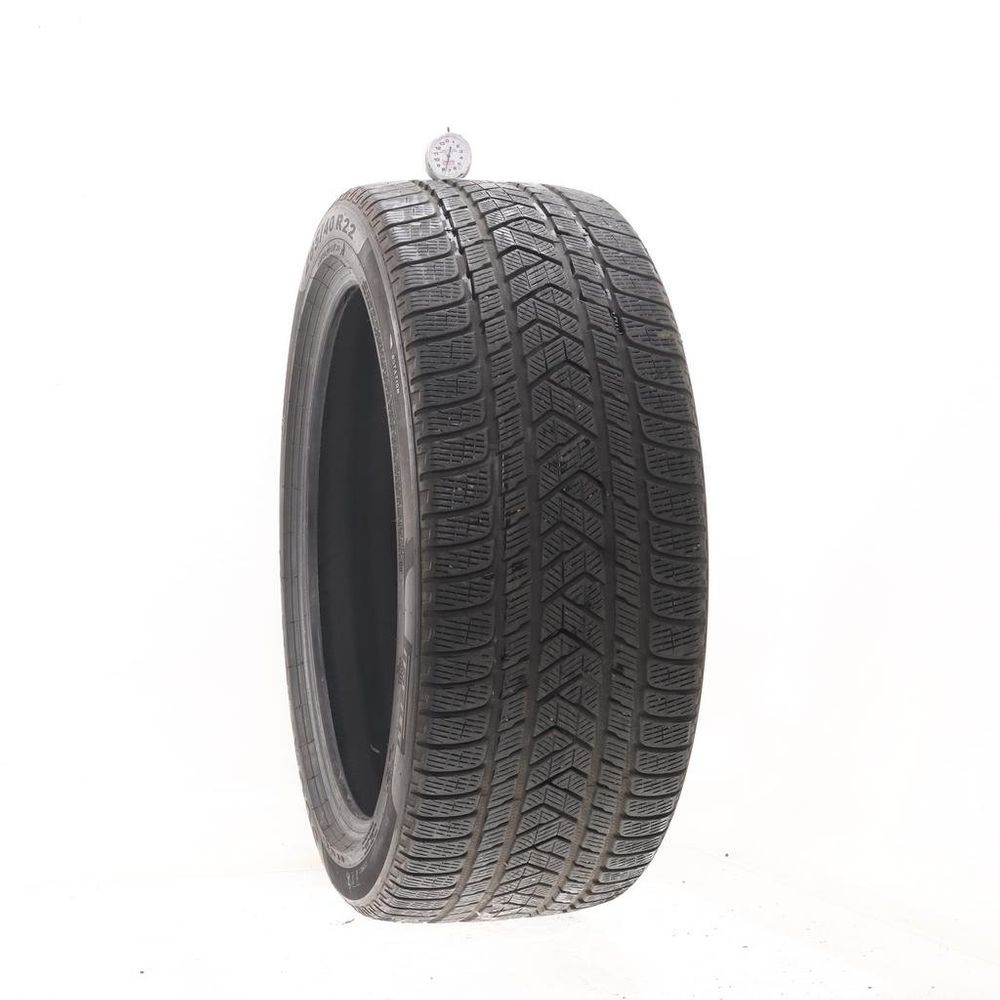 Used 285/40R22 Pirelli Scorpion Winter MO1 110V - 7.5/32 - Image 1