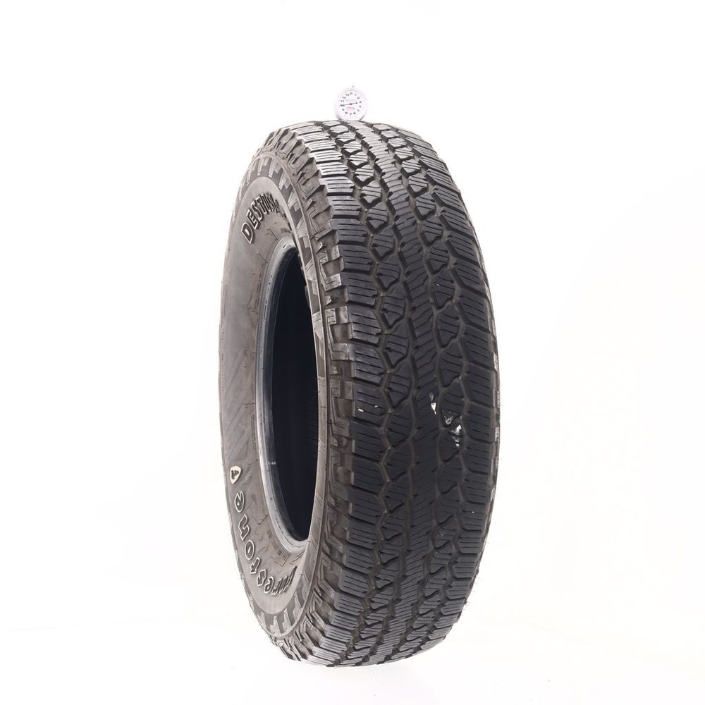 Set of (2) Used 255/75R17 Firestone Destination A/T2 113S - 10-11.5/32 - Image 1