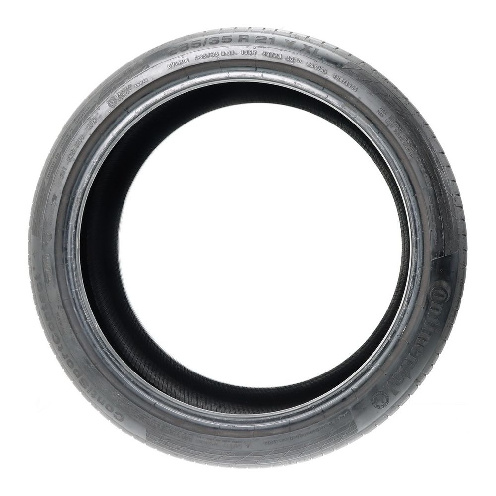 Set of (2) Used 285/35R21 Continental ContiSportContact 5 ContiSeal 105Y - 5.5-7/32 - Image 3