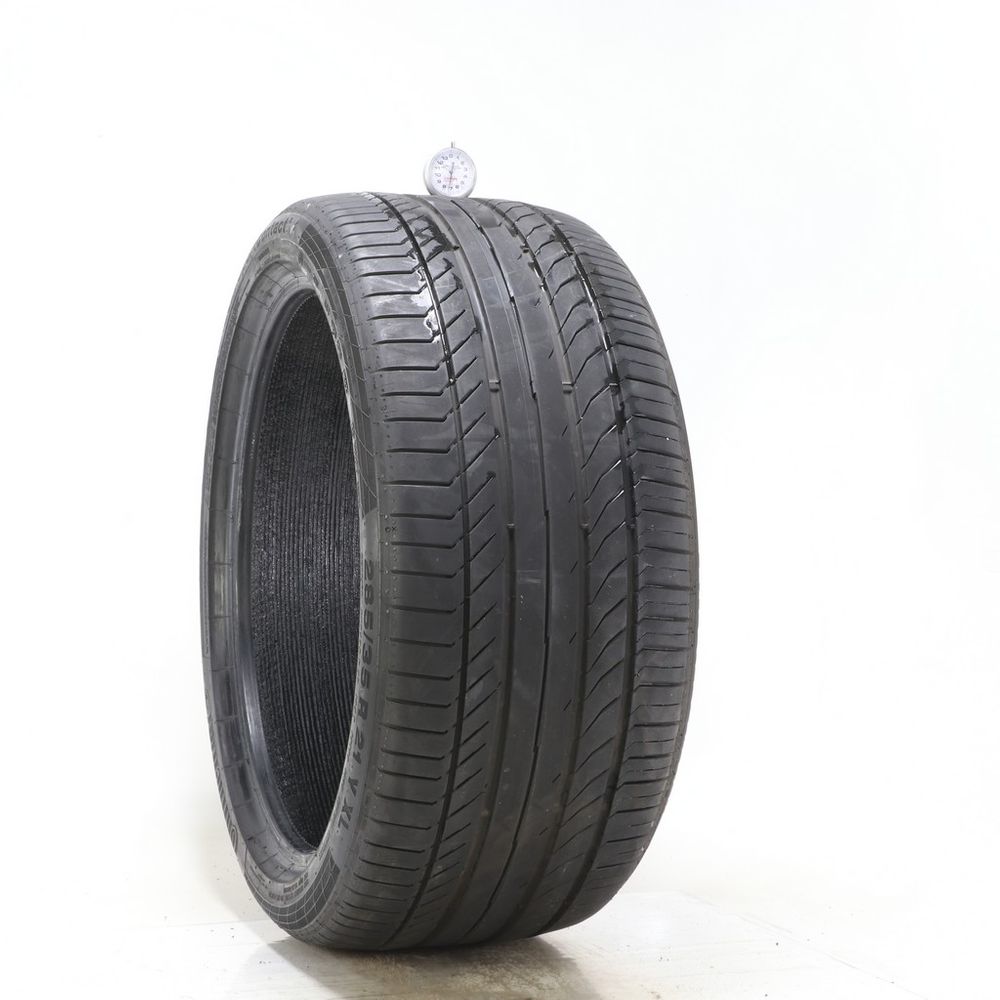 Set of (2) Used 285/35R21 Continental ContiSportContact 5 ContiSeal 105Y - 5.5-7/32 - Image 4