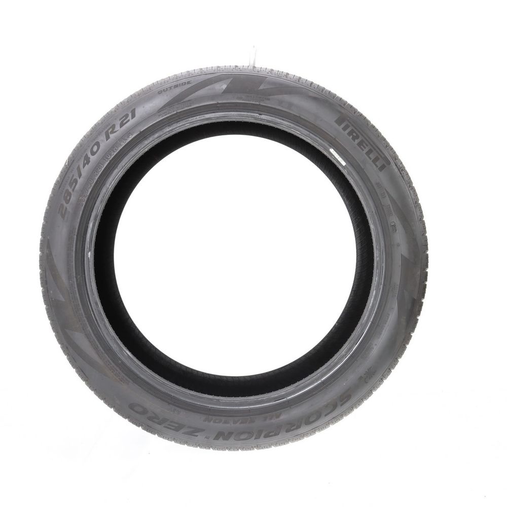 Set of (2) Used 285/40R21 Pirelli Scorpion Zero AO1 109H - 7.5-8.5/32 - Image 3