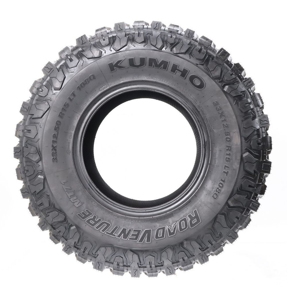 New LT 33X12.5R15 Kumho Road Venture MT71 108Q C - Image 3